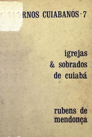 capa igrejas sobrados de cuiaba